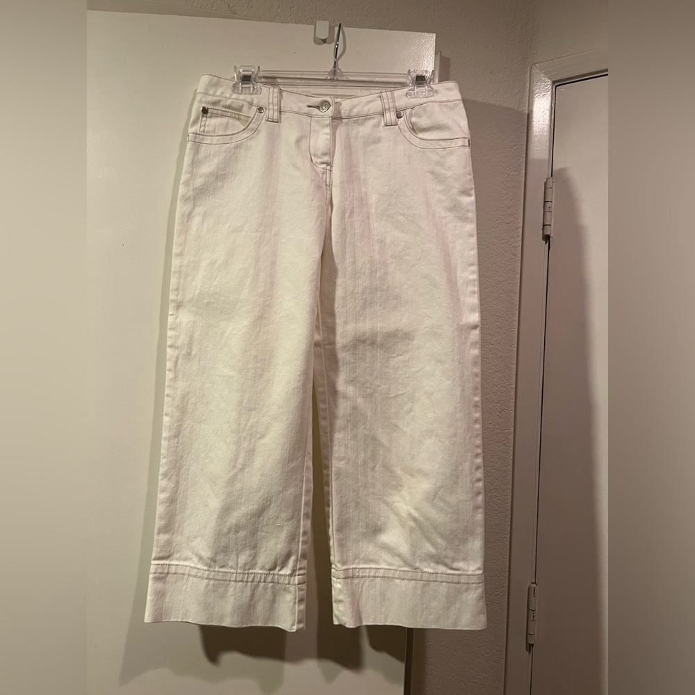CAbi white capris - size 4 - low rise